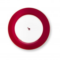 Pip Studio Love Birds Dark Red Speiseteller 26,5 cm