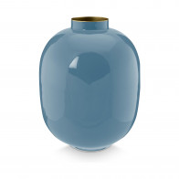 Pip Studio Home Accessories Vase Metall  blue 32 cm