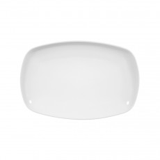 Seltmann Weiden Lido blanc Plateau de service rectangulaire 25x16,5 cm