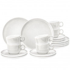 Seltmann Weiden Sento Home Aura White service à café 18 pièces