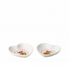Hutschenreuther Christmas Love Herzschalen Set 2-tlg. 9 cm