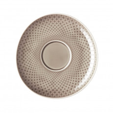 Rosenthal Junto Pearl Grey - porcelaine Soucoupe Cafe au Lait 18 cm