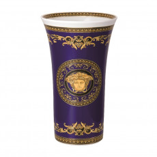 Rosenthal Versace Medusa blue Vase 34 cm   
