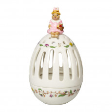 Villeroy & Boch Bunny Tales Porte-bougie en forme d'œuf Anna d: 9 cm / h: 16 cm