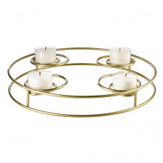 ASA SELECTION A Table d'Or Porte-bougie multifonctionnel d: 24,5 cm / h: 3,6 cm