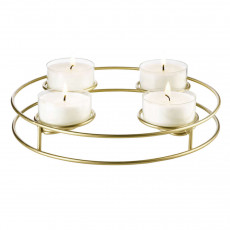 ASA SELECTION A Table d'Or Porte-bougie multifonctionnel d: 24,5 cm / h: 3,6 cm