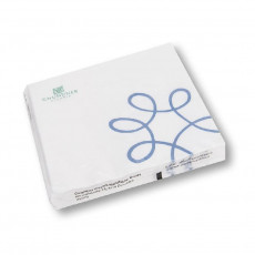Gmundner céramique Pur Geflammt bleu Serviettes Lunch 33x33 cm 20 pièces