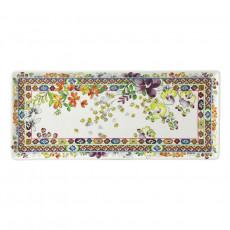 Gien Fayencerie Bagatelle Plat à gâteau royal 36x15,5 cm