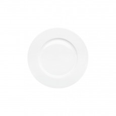 ASA SELECTION A Table blanc Assiette avec drapeau d: 18 cm