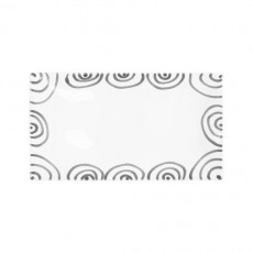 Gmundner céramique Graugeflammt Plaque rectangulaire 36x15x2,8 cm