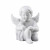 Rosenthal Engel mit Bambi groß weiß matt 14 cm