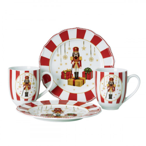 Hutschenreuther Christmas Love Red Σέτ 4 τεμαχίων