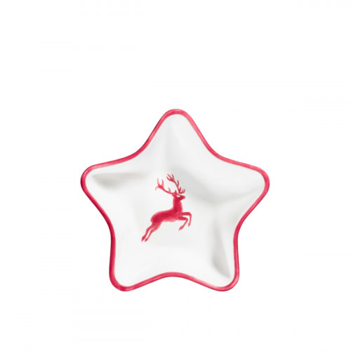 Gmundner Keramik Roter Hirsch Αστερόσκονη Stella d: 14 cm / h: 3,9 cm