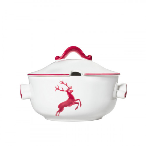 Gmundner Keramik Roter Hirsch Λείος κατσαρόλα 2 L / h: 18 cm