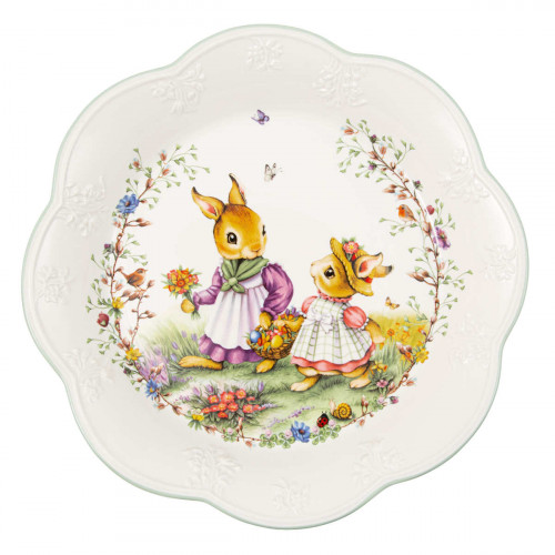 Villeroy & Boch Spring Fantasy Μεγάλο μπολ λιβάδι λουλούδια d: 30 cm / h: 5 cm