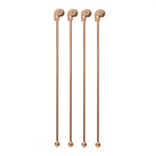 Sambonet Paderno Bar Utensils Σετ ανακατασκευαστή κοκτέιλ κρανίο 4 τεμ. 18,5 cm