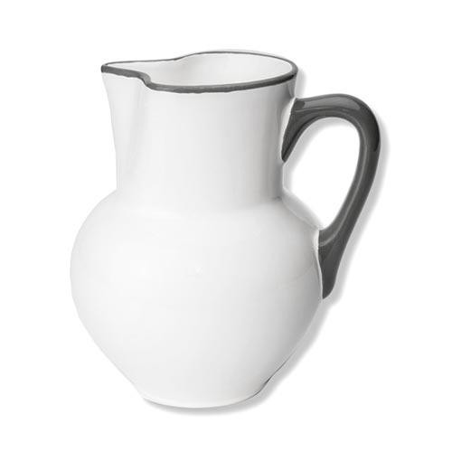 Gmundner Keramik Grauer Rand Κανάτα Βιεννέζικη μορφή 1,0 L