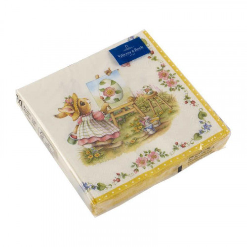 Villeroy & Boch Oster Accessoires Πετσέτα γεύματος 'Κουνέλια' 20 τεμάχια 33x33 cm