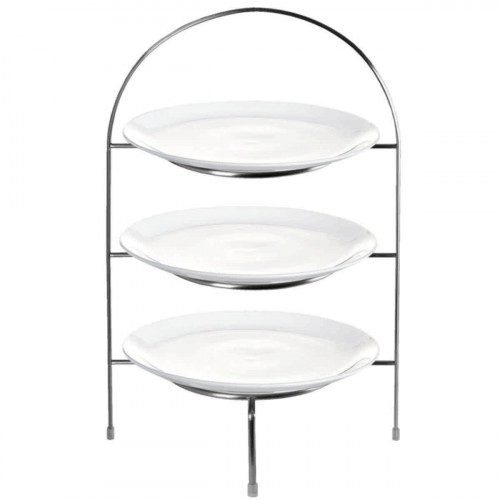 ASA SELECTION A Table Weiß Τριώροφη εταζέρα για πιάτα δ: 27 cm / ύ: 49 cm