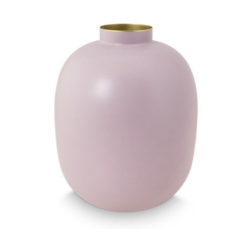 Pip Studio Home Accessories Vase Metall Lilac matt 32 cm
