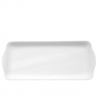 Seltmann Weiden Compact Weiß Ορθογώνιο πιάτο κέικ 34,5x14,5 cm