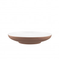 Seltmann Weiden Sento Pure Colors Cocoa Brown σούπας πιάτο στρογγυλό 21 εκ.