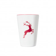 Gmundner Keramik Roter Hirsch Ποτήρι ποτού 0,28 L / h: 11 cm