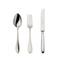 Robbe & Berking Navette Παιδικά μαχαιροπήρουνα 3 τεμαχίων 150 gr. ασημένια
