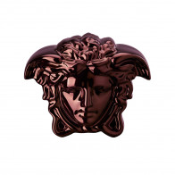 Rosenthal meets Versace Break the bank Κουμπαράς κεφάλι Μέδουσας φούξια 18x12x14,5 cm
