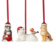 Villeroy & Boch Nostalgic Ornaments Ornamente Katzen 3-tlg.