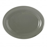 Seltmann Weiden Beat Perlgrau Οβάλ πιατέλα 35x28 cm