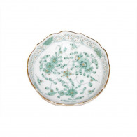 Meissen Neuer Ausschnitt - Indische Malerei grün Goldpunkte mit Goldrand Μπολ 7,5 cm