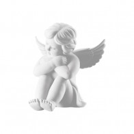 Rosenthal Engel Άγγελος καθήμενος μικρός λευκός ματ 6 cm