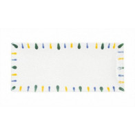 Gmundner Keramik Buntgeflammt Ορθογώνιο πλακίδιο 36x15x2,8 cm