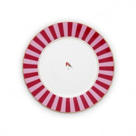 Pip Studio Love Birds Red-Pink Speiseteller rot/rosa 26,5 cm