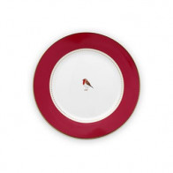 Pip Studio Love Birds Red-Pink Frühstücksteller rot 21 cm