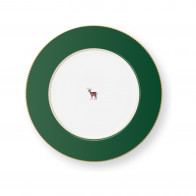 Pip Studio Love Birds Dark Green Speiseteller 26,5 cm