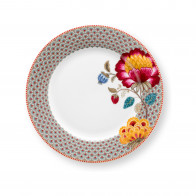 Pip Studio Blooming Tales Khaki Speiseteller 26,5 cm