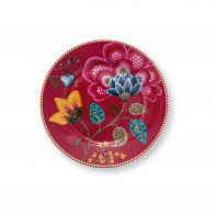 Pip Studio Blooming Tales Dark Red Πιάτο για ψωμί 17 εκ.