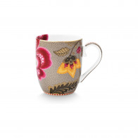 Pip Studio Blooming Tales Khaki Kaffeeobertasse 0,20 L