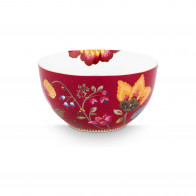 Pip Studio Blooming Tales Dark Red Μπολ 15 εκ.