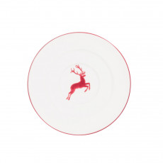 Gmundner Keramik Roter Hirsch Πιατέλα καφέ Gourmet d: 16 cm