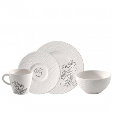 Villeroy & Boch Manufacture Mickey Mouse Σετ πρωινού 4 τεμαχίων