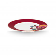Pip Studio Blooming Tales Dark Red Πιάτο φαγητού 26,5 εκ.