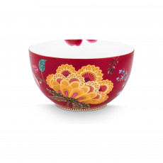 Pip Studio Blooming Tales Dark Red μπολ 18 εκ.