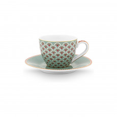 Pip Studio Blooming Tales Blue Espressotasse 2-tlg. 0,12 L