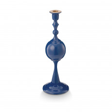 Pip Studio Dot Delight Kerzenständer Metall Kugel Marineblau 37 cm