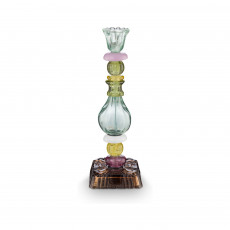 Pip Studio Lily & Lotus Kerzenständer Glas Perlen Grün 28 cm