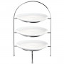 ASA SELECTION A Table Weiß Τριώροφη εταζέρα για πιάτα δ: 27 cm / ύ: 49 cm