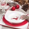 Gmundner Ceramics Wine Red Deer